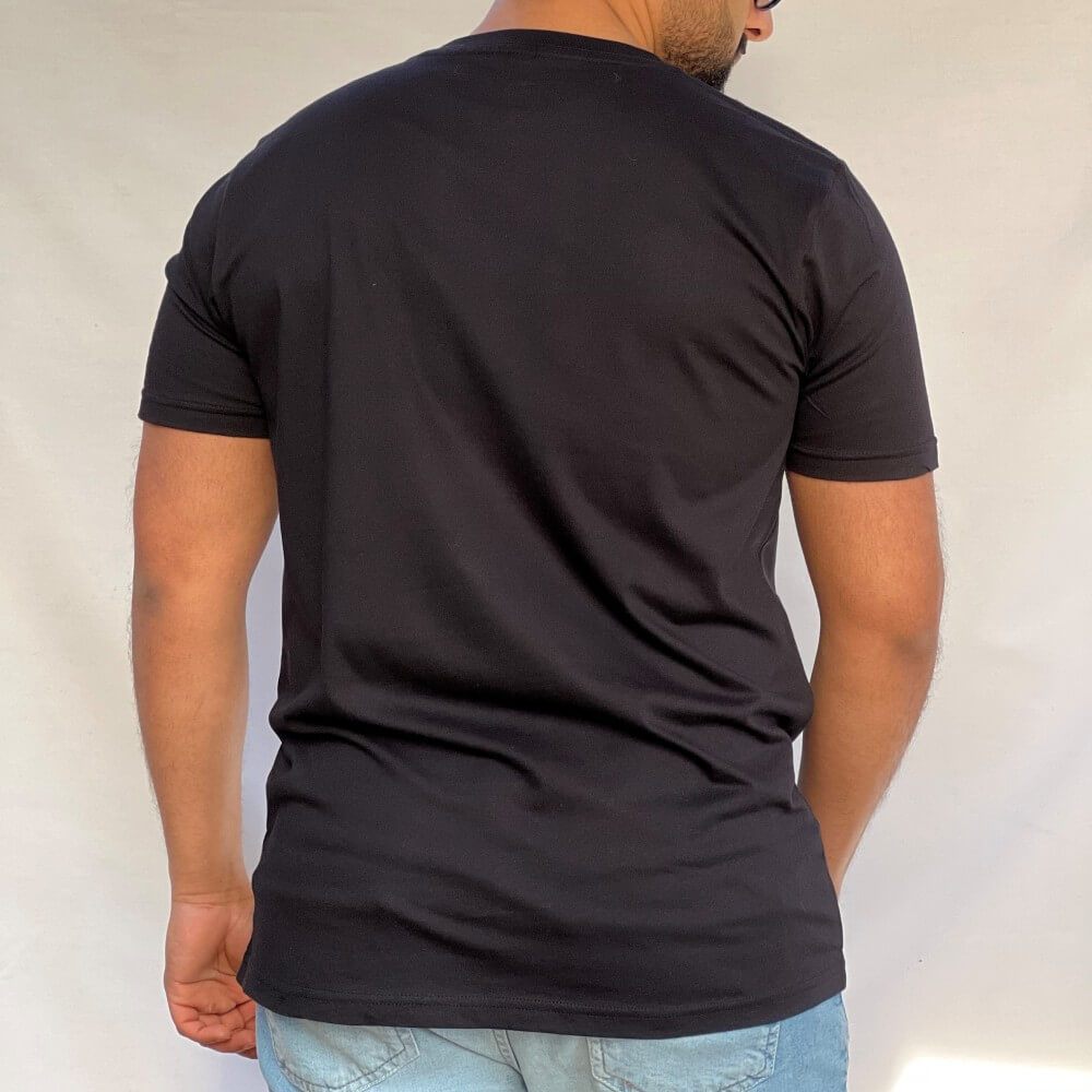 Boxed Paisley T-shirt - Black